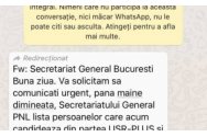 Mesaj intern în partid: PNL a dat ORDIN pentru a fi identificați traseiștii de la USR-PLUS/ FOTO
