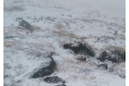 Ninsoare în plină toamnă, în Bucegi