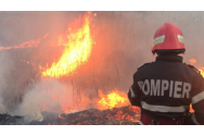  36 de misiuni de foc pentru pompieri, în doar o zi
