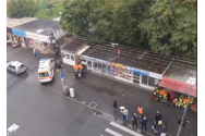  Scene șocante la Cluj! Femeie târâtă pe jos de polițiști