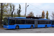 Au sosit şi autobuze le articulate