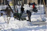 Primăria scoate la stradă 400 de angajați pentru a scăpa de nămeți!
