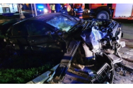 Accident groaznic în Timiș: Un tren a spulberat o mașină