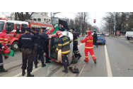 Accident mortal în Copou. Un șofer de 88 s-a răsturnat cu mașina