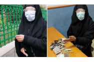 Deghizat în măicuță, un cerșetor a câștigat 8.000 de lei