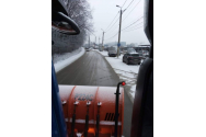 La prima zăpadă din acest an, Citadin SA a scos pe traseu zeci de utilaje