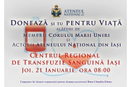Artiștii din Corul Marii Uniri donează sânge