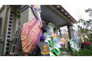 FOTO/VIDEO - Mardi Gras, o sărbătoare umbrită de COVID. Defilările au fost interzise. Locuitorii din New Orleans au început totuși să-și decoreze casele
