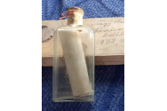 Sul de hârtie igienică vechi din 1930, ascuns într-o biserică din Bistrița