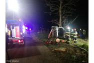 Accident grav la Vaslui. Trei tineri au ajuns la spital