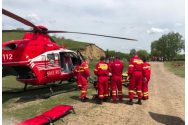 Femeie din Vaslui, adusă cu elicopterul SMURD la Iaşi după ce i-a luat foc locuinţa