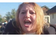 VIDEO Diana Șoșoacă, scandal la centrul de vaccinare drive-through din fața Parlamentului