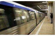 Accident la Metrou. O femeie s-a aruncat în fața trenului