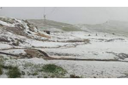 Gheață pe platoul Bucegi 