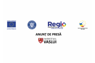 Anunt de presa privind stadiul de implementare a proiectului:  Regiunea Nord-Est-Axa rutiera strategica 4: Vaslui ,,Reabilitare si modernizare drum strategic judetean Birlad - Laza - Codaesti (DJ 245,