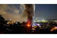 Infern de foc la Stuttgart: explozii nocturne, 20 de autobuze arse