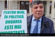 Primar fără bani de la Guvern, în greva foamei