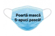 ”Poartă mască s-apuci pască” – mesaj controversat al campaniei oficiale de vaccinare din România