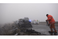 Angajat CNAIR, rănit pe șosea, în timp ce curăța resturile de la un accident anterior