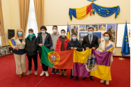 Copii din patru ţări în vizită la Primăria Iaşi