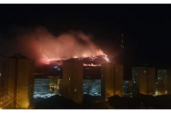  Incendiu puternic într-un sat din Neamț. Un bărbat a suferit arsuri grave