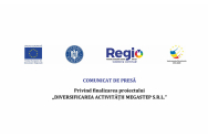 DIVERSIFICAREA ACTIVITĂȚII MEGASTEP SRL –  Comunicat de presă privind finalizarea proiectului