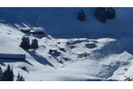 Cabana Puzdrele din Munţii Rodnei a fost acoperită de o avalanşă de zăpadă