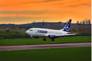 Sindicaliştii TAROM protestează
