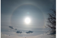 Fenomen optic SPECTACULOS fotografiat într-o localitate din Botoșani