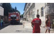 Alertă de incendiu la Spitalul Judeţean din Târgu Jiu