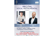 Recital la Palatul Culturii  oferit de pianistul Ivan Shemchuk și basul Ștefan Linu