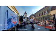 Șase muzicieni din armata SUA au uimit Sibiul. Ei au susținut un concert pe ritmuri de jazz, blues, gospel şi cabaret