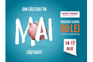 Din bine în mai bine, la Family Market Miroslava: patru zile cu premii la cumpărături, oferte promoţionale şi tombole, la inaugurare Iaşi, 11 iulie 2022