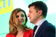 Zelenski a fost părăsit de actuala nevastă