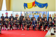  Echipa de handbal feminin CSM Iaşi 2020, la Primărie