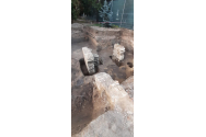 Şantierul de la Teatrul Naţional, ţinut în loc de descărcările arheologice