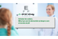Ochelari de vedere. Mituri pe care le demontăm și despre care ai nevoie să știi