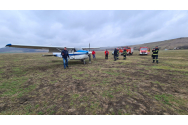 Un avion de mici dimensiuni a aterizat forţat la Movileni 