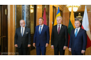 Declaraţie comună privind securitatea regională şi integrarea europeană, semnată de preşedinţii României, Lituaniei, Letoniei şi Poloniei