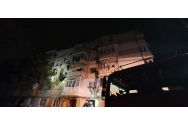 FOTO: Explozie puternică într-un bloc din Burdujeni. Două persoane au fost rănite, iar pagubele sunt dezastruoase