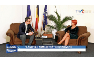 Directorul TVR Craiova i-a luat un interviu fără întrebări Olguței Vasilescu. Ziaristul: „Este spectaculos! Eu vă mărturisesc că mie îmi plac trandafirii. Iar arcadele sunt senzaționale…”