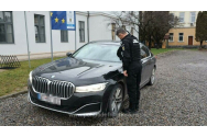 Un șofer care conducea un BMW înmatriculat în străinătate a rămas fără el în Vadu Izei