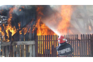 Incendiu grav la Neamț