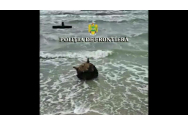 O mină marină a fost descoperită de poliţiştii de frontieră pe plajă, în zona localităţii Sfântul Gheorghe