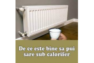 De ce trebuie să pui un pahar cu sare sub calorifer. Truc genial