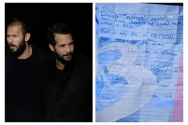 Tristan Tate a strecurat un bilețel scris de mână unei jurnaliste. Iată ce scrie în el 