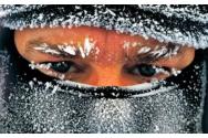 Ger de crapă pietrele - minus 29 de grade la Întorsura Buzăului