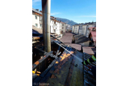 Foc la casa parohială a Bisericii romano-catolice din Vatra Dornei