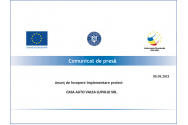 CASA AUTO VALEA LUPULUI SRL derulează începând cu data de 24.04.2023 proiectul intitulat:  “Retehnologizarea SC CASA AUTO VALEA LUPULUI SRL în vederea creșterii capacității de reziliența” 