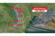  Au apărut problemele pe autostrada A7